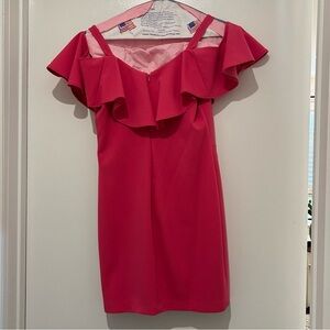 RACHEL RACHEL ROY
Off The Shoulder V-Neck Ruffle Dress